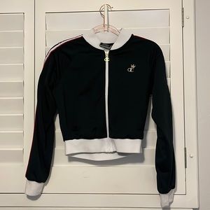 A black champion sweater